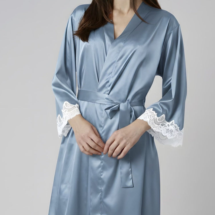 Robe Feminino Curto Azul Lise