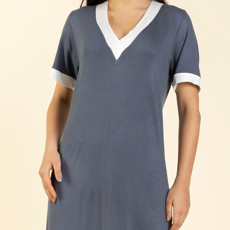 Kaftan Feminino Midi Tricot Heavy Cromo
