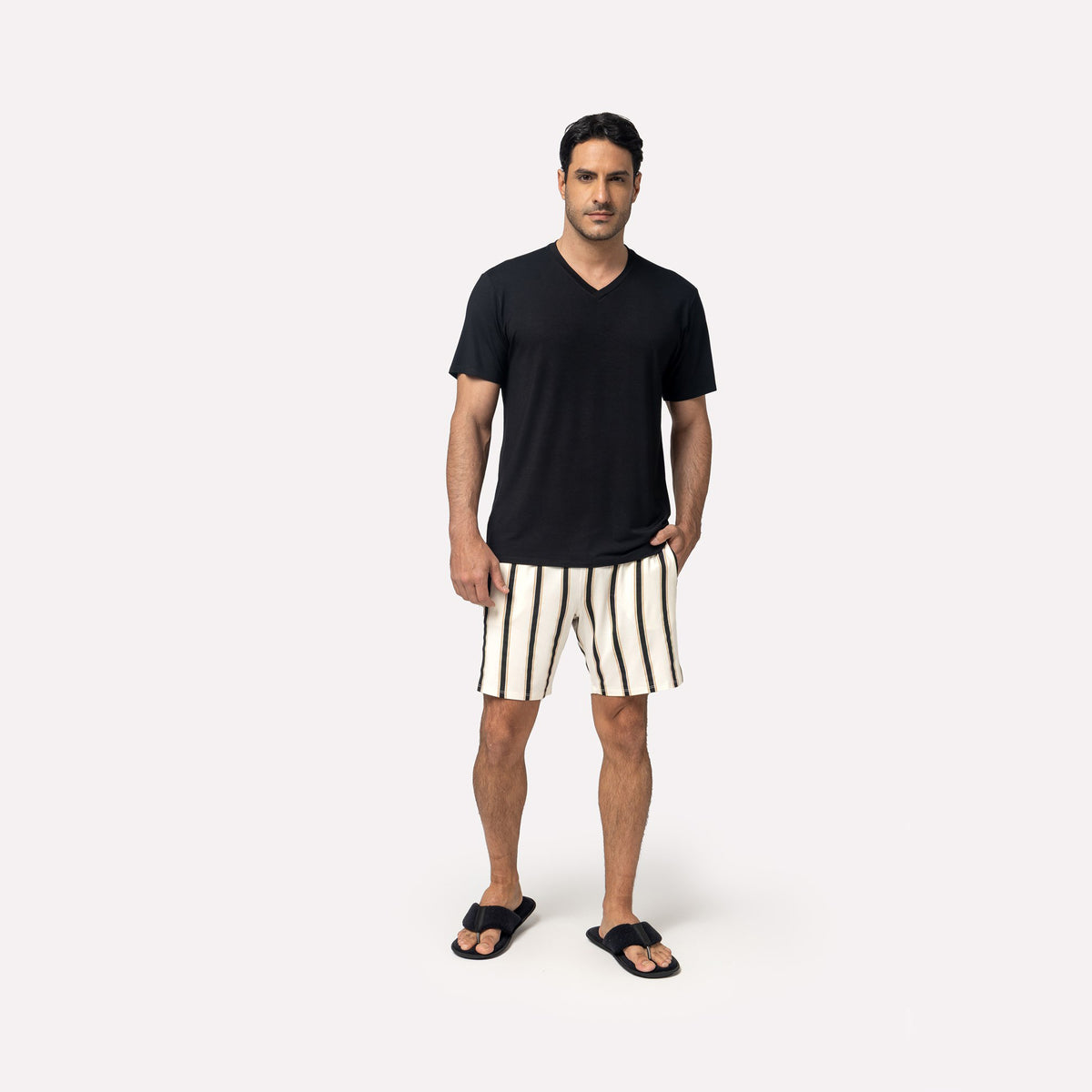 Pijama Masculino Curto Lines