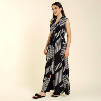 Kaftan Feminino Longo Rongeant Authentic Preto