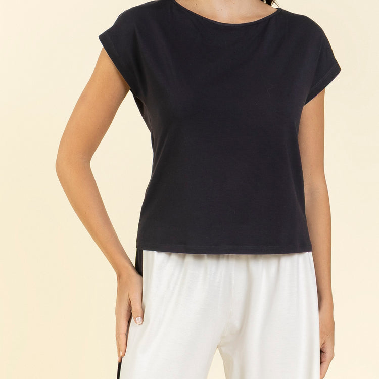 Conjunto Balance Style Preto com Off White