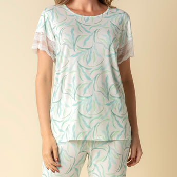Pijama Feminino Capri Verde Organique