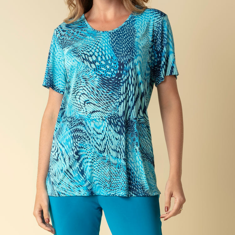 Pijama Feminino Capri Azul Turquesa