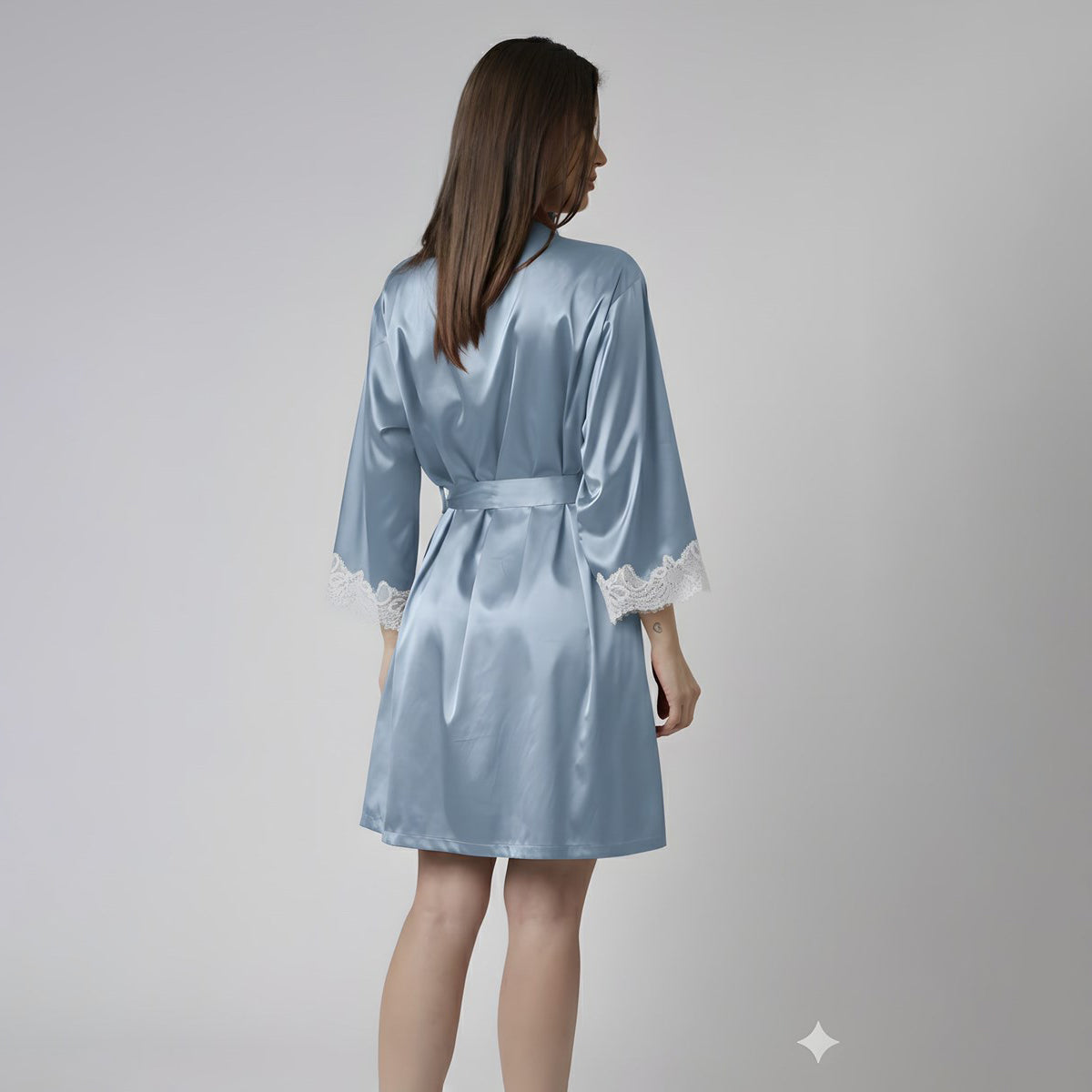 Robe Feminino Curto Azul Lise