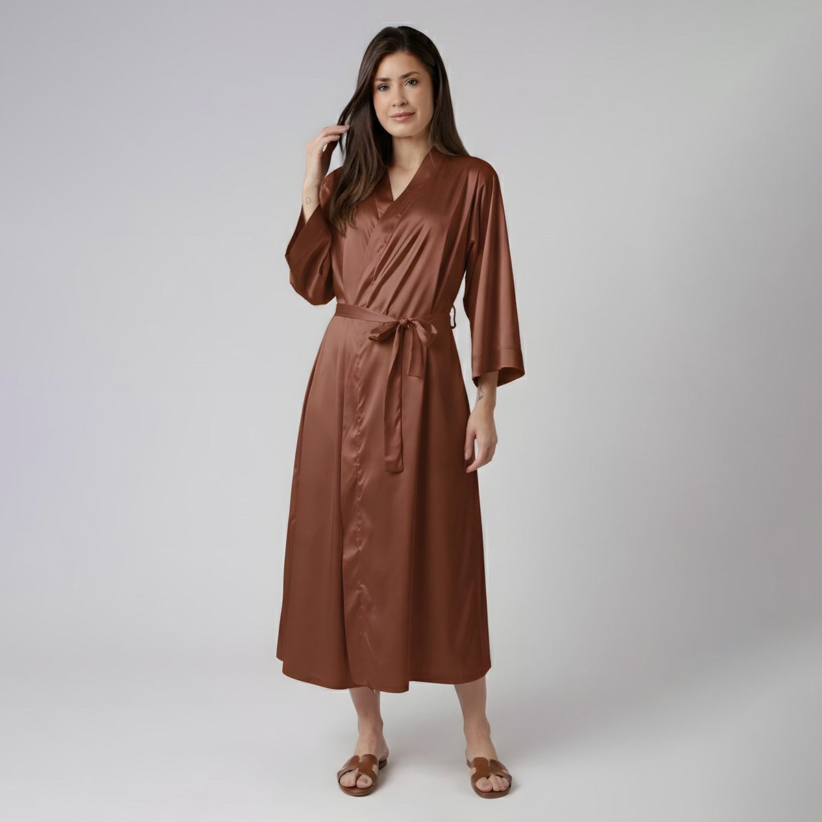 Camisola Midi de Alça Choco