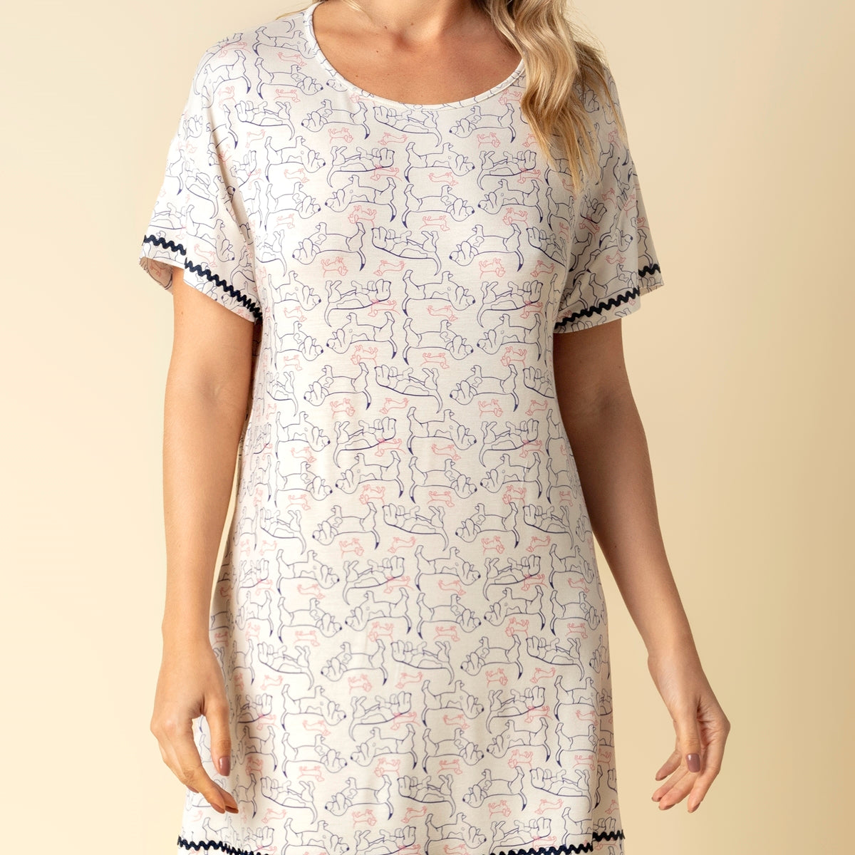 Camisão Feminino Curto Dachshund