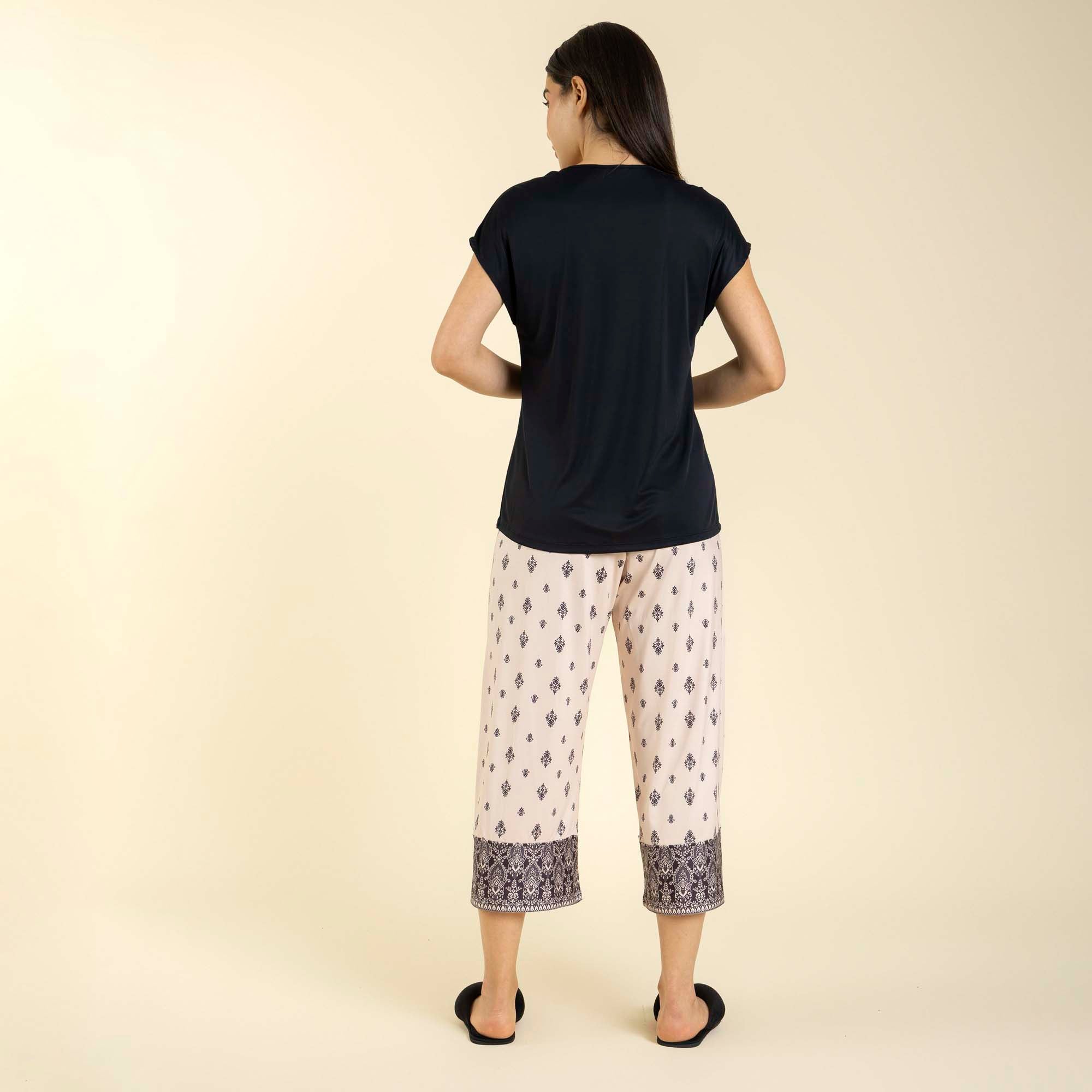 Pijama Feminino Capri Bali Preto