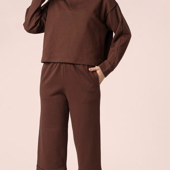 Conjunto Balance Style Moletom Coffee