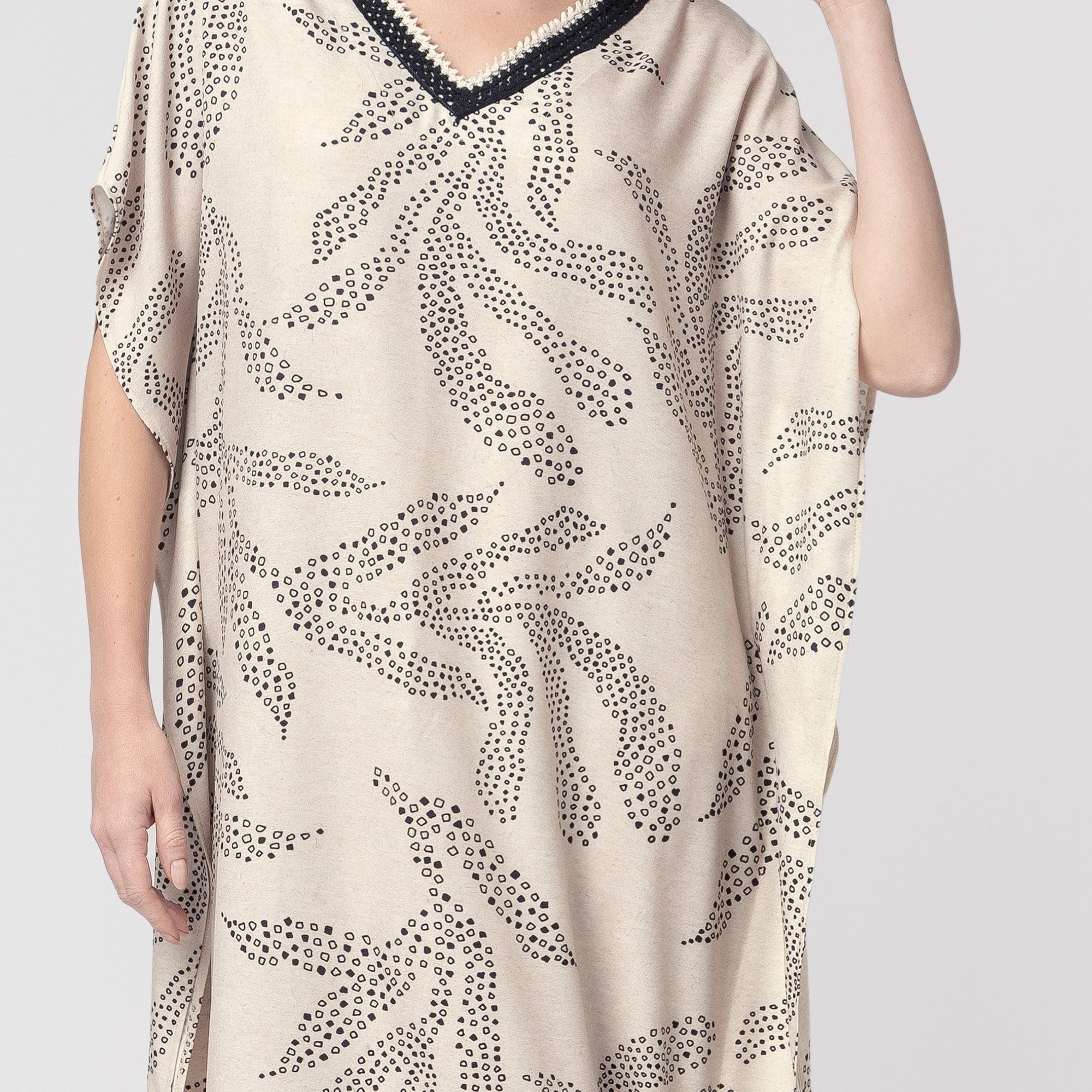 Kaftan Feminino Midi Echo com Fenda