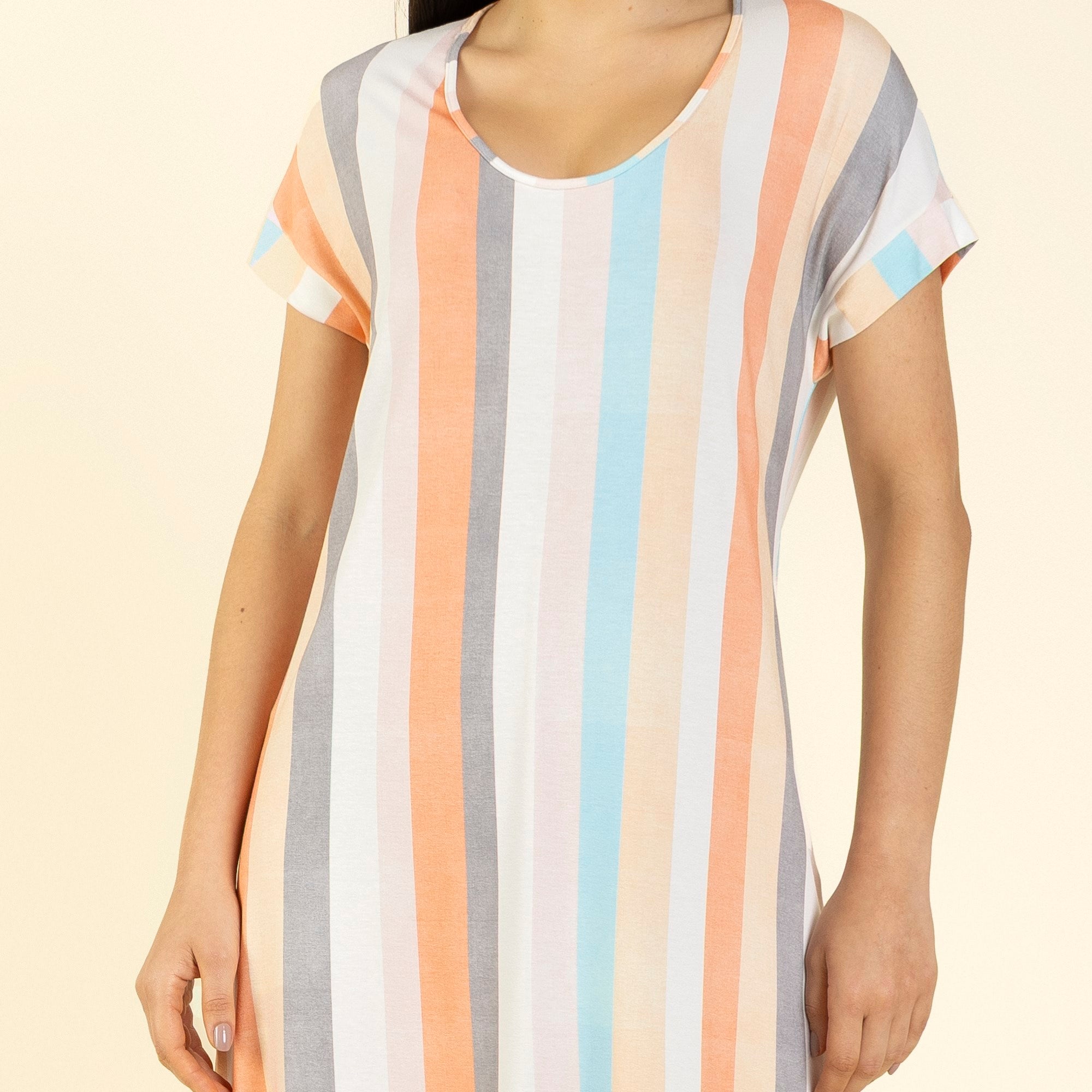Camisão Feminino Curto Blend Strip