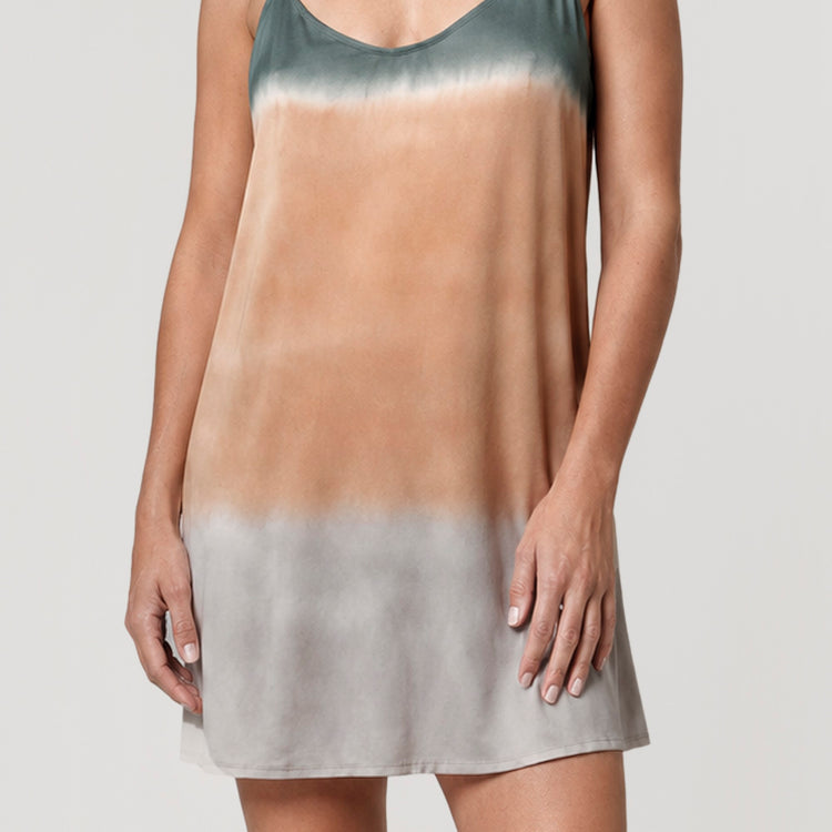 Camisola Curta de Alça Tie Dye