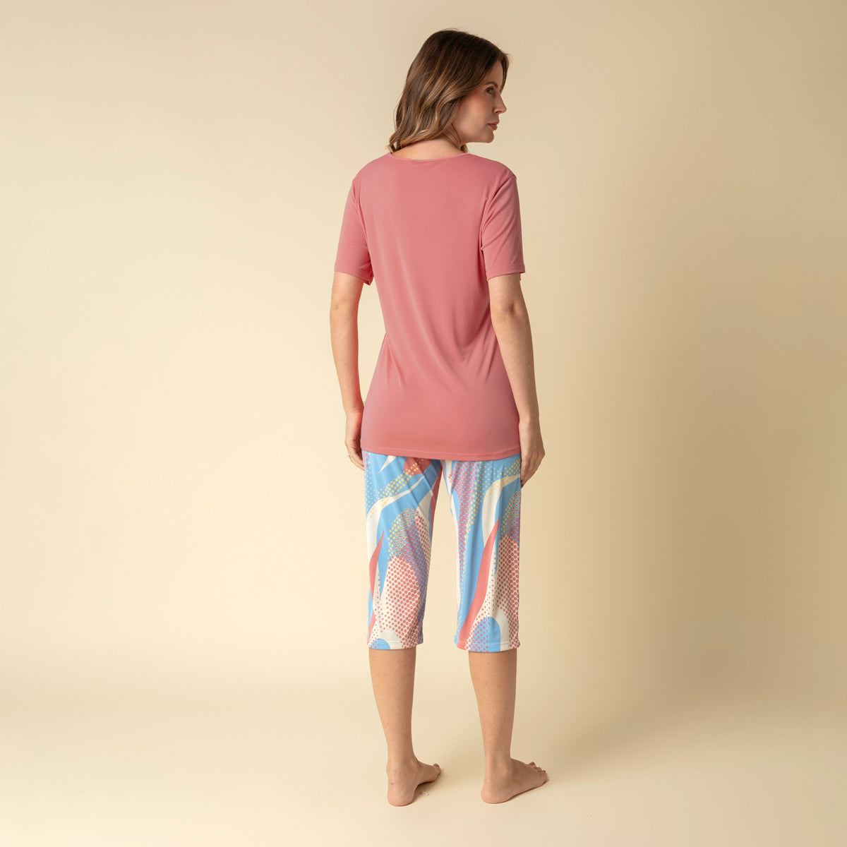 Pijama Feminino Capri Multicolor Space