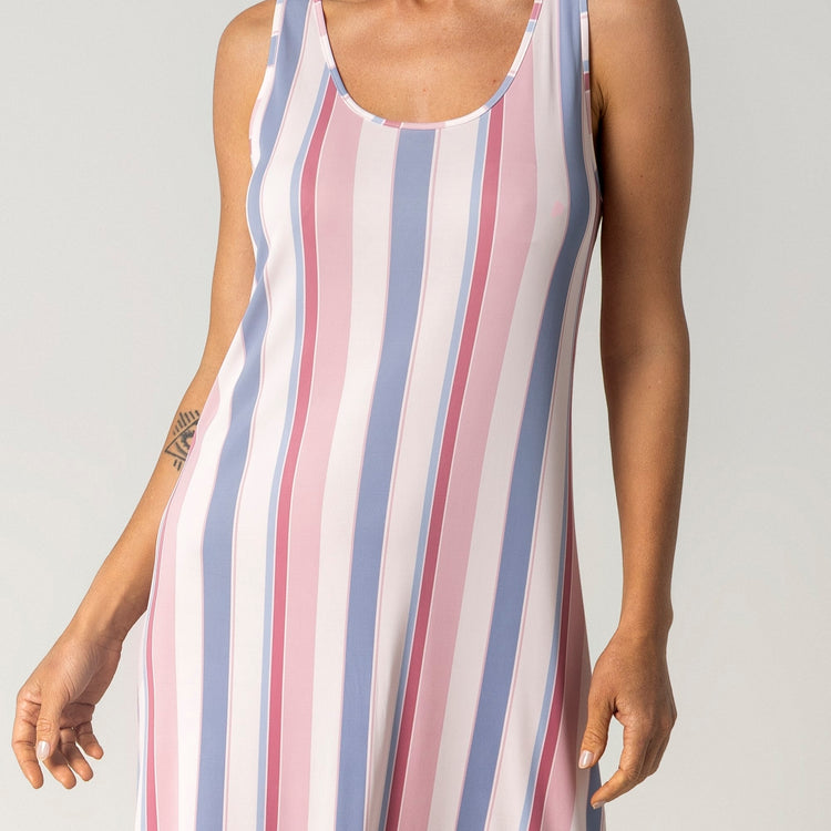 Camisola Regata Midi Stripe Mix