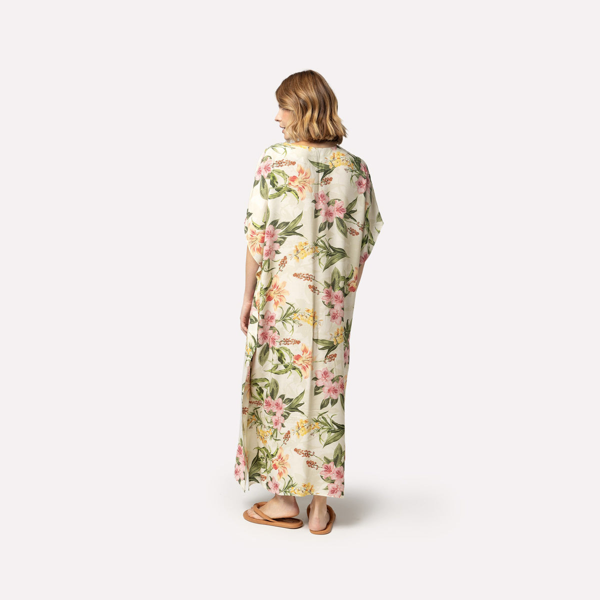Kaftan Feminino Midi Eden com Fenda