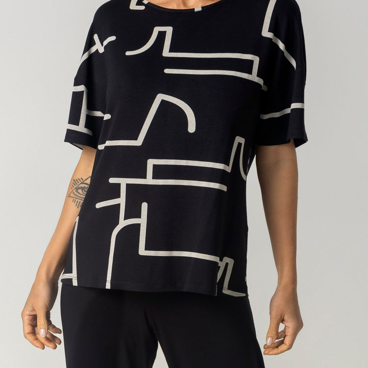 Pijama Feminino Capri Modernique Preto