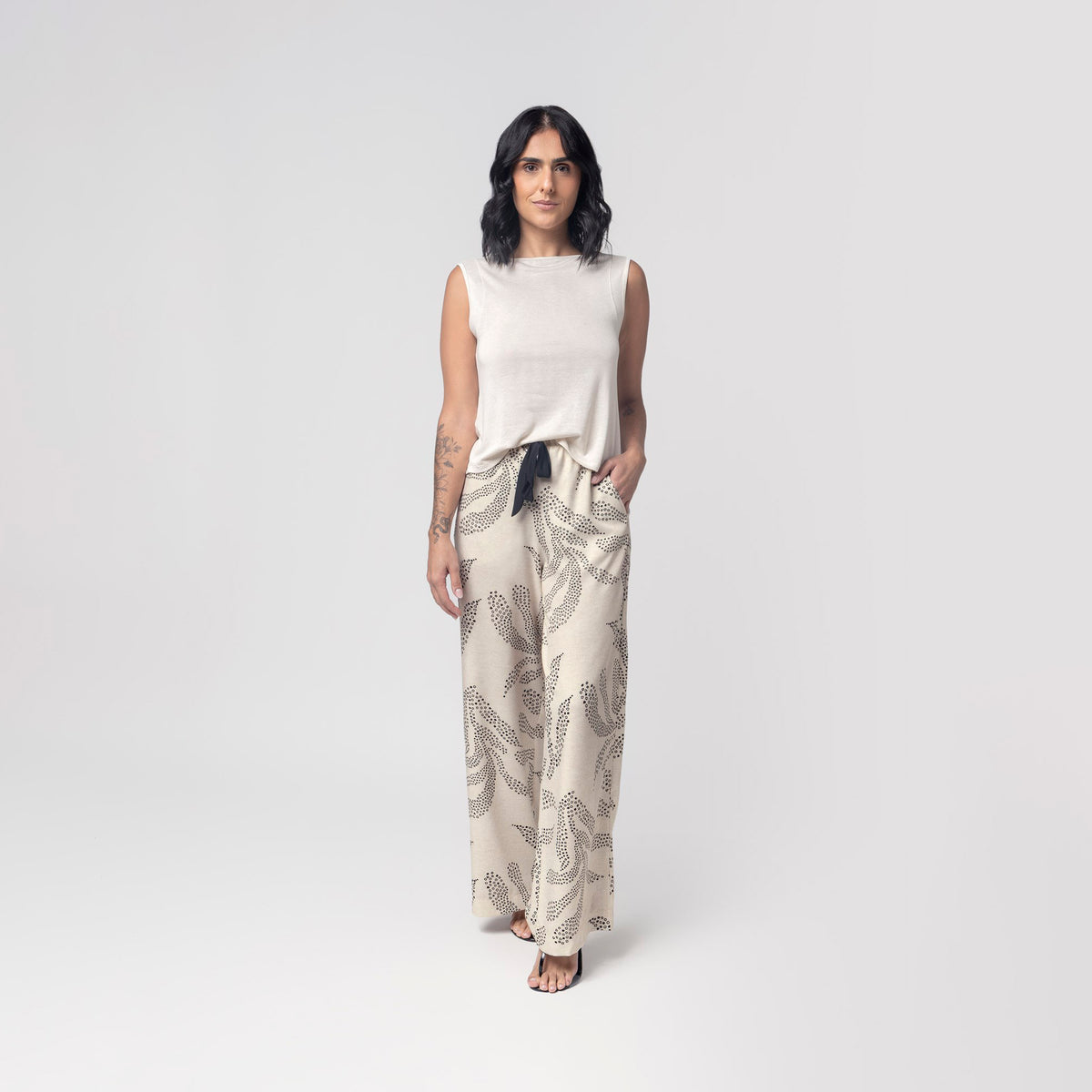 Pijama Feminino Regata Echo com Bolso
