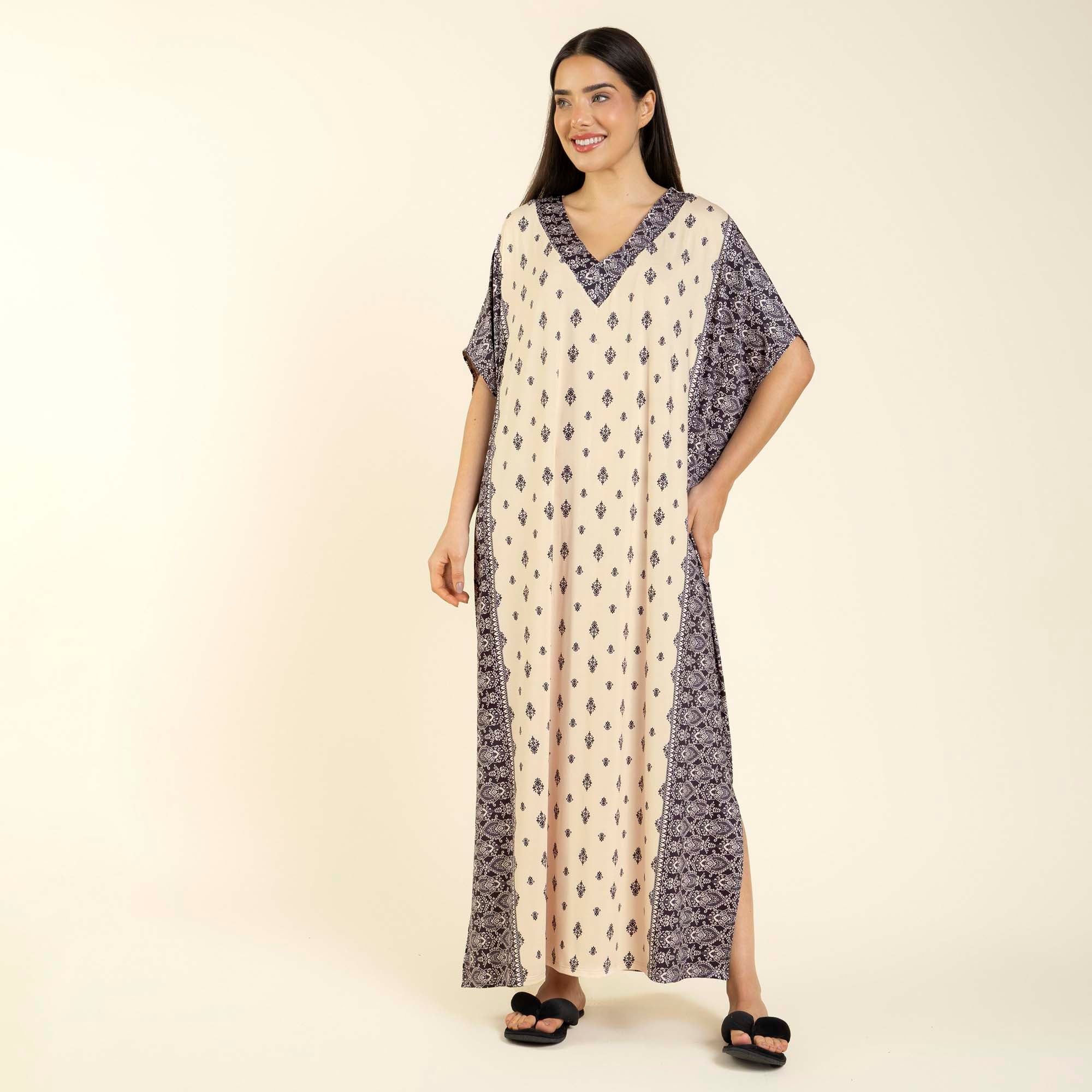 Kaftan Feminino Longo Bali Preto