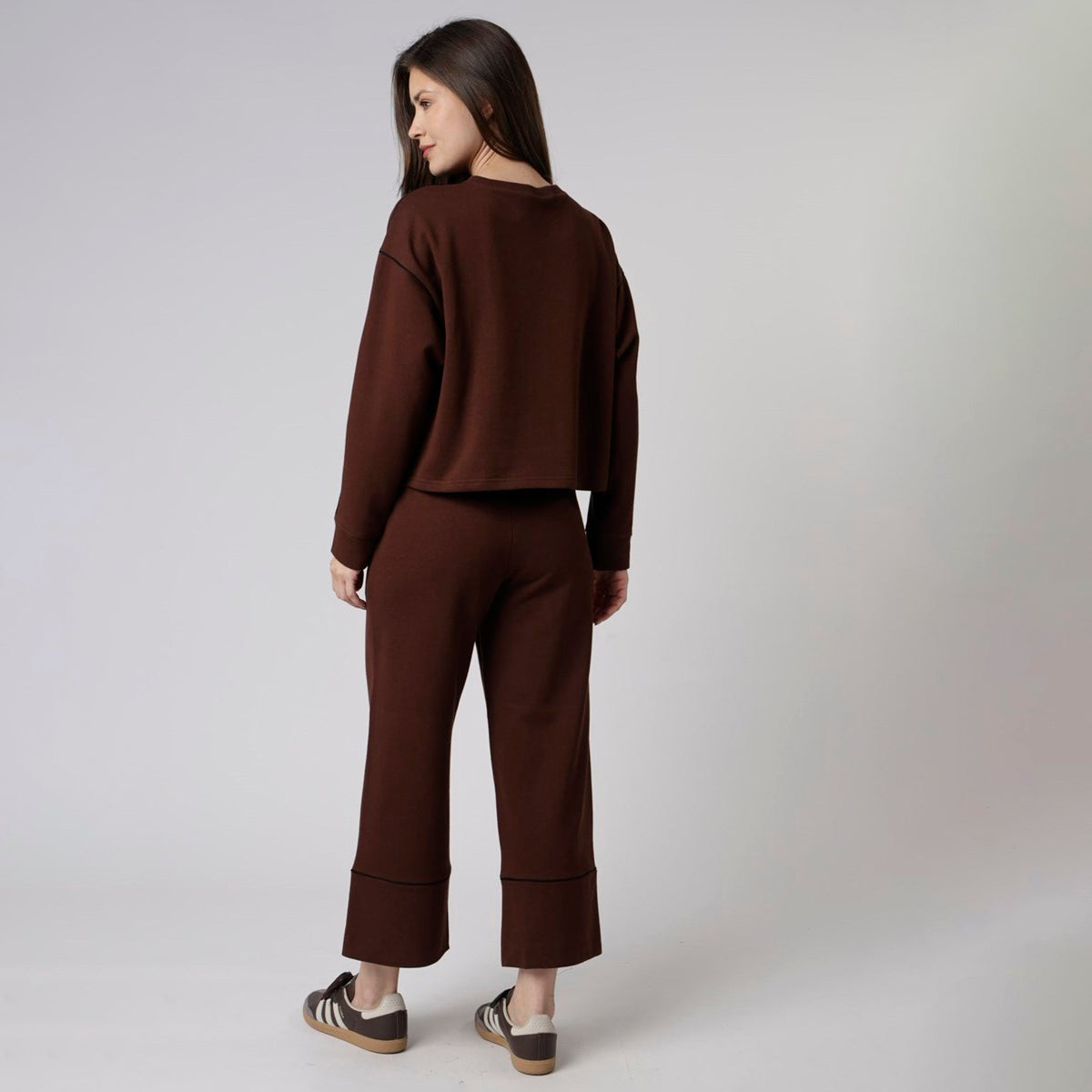 Conjunto Balance Style Moletom Coffee