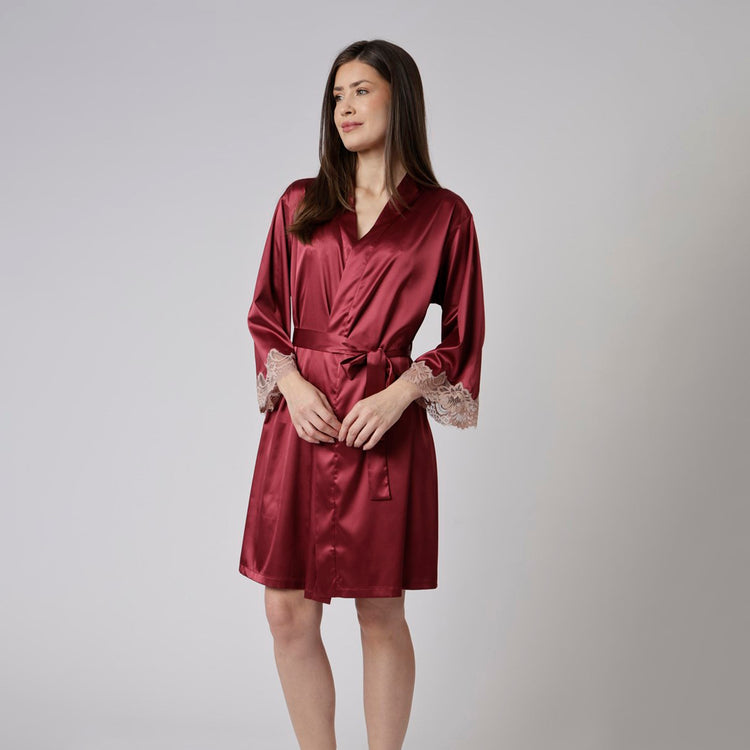 Robe Feminino Curto Bordô