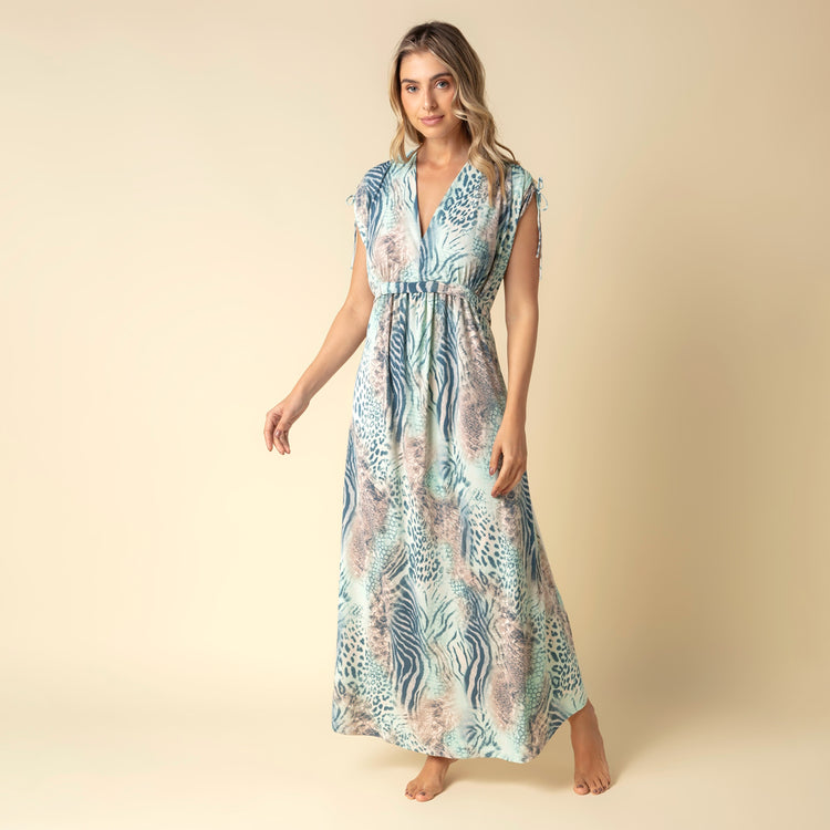 Kaftan Feminino Longo Frais