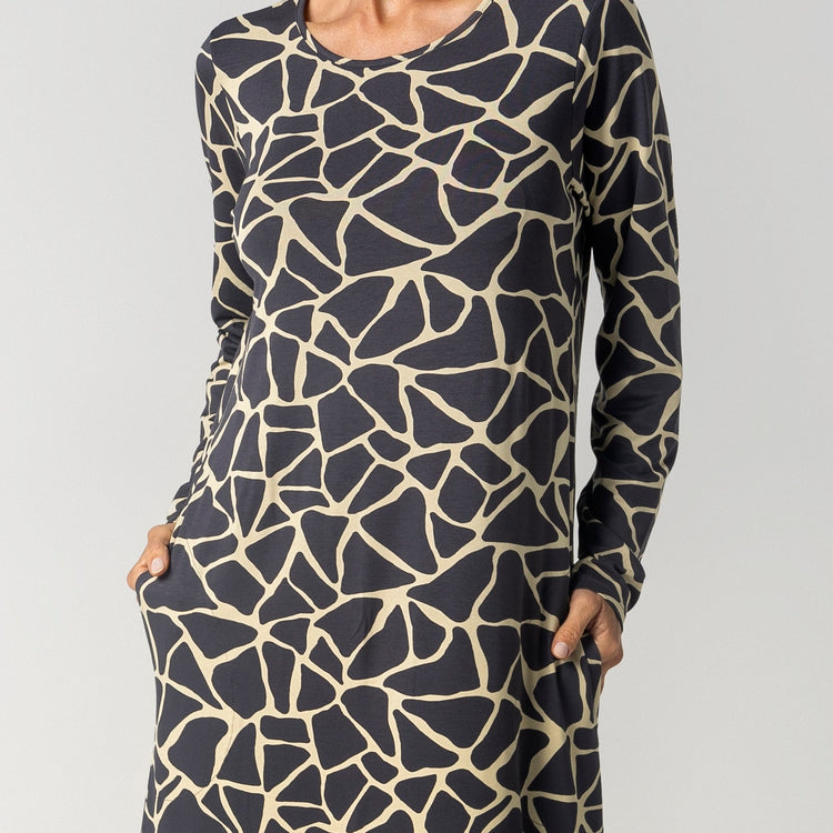 Camisão Feminino Midi Chumbo Turtle