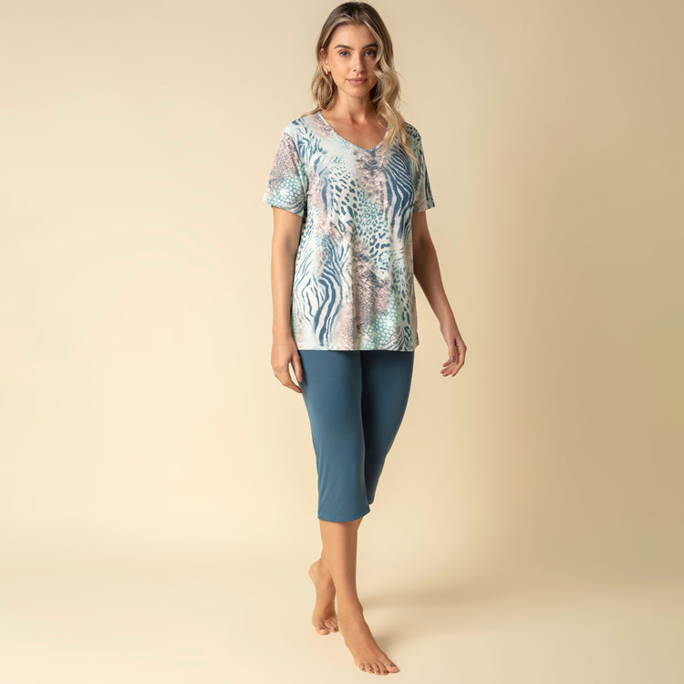 Pijama Feminino Capri Frais