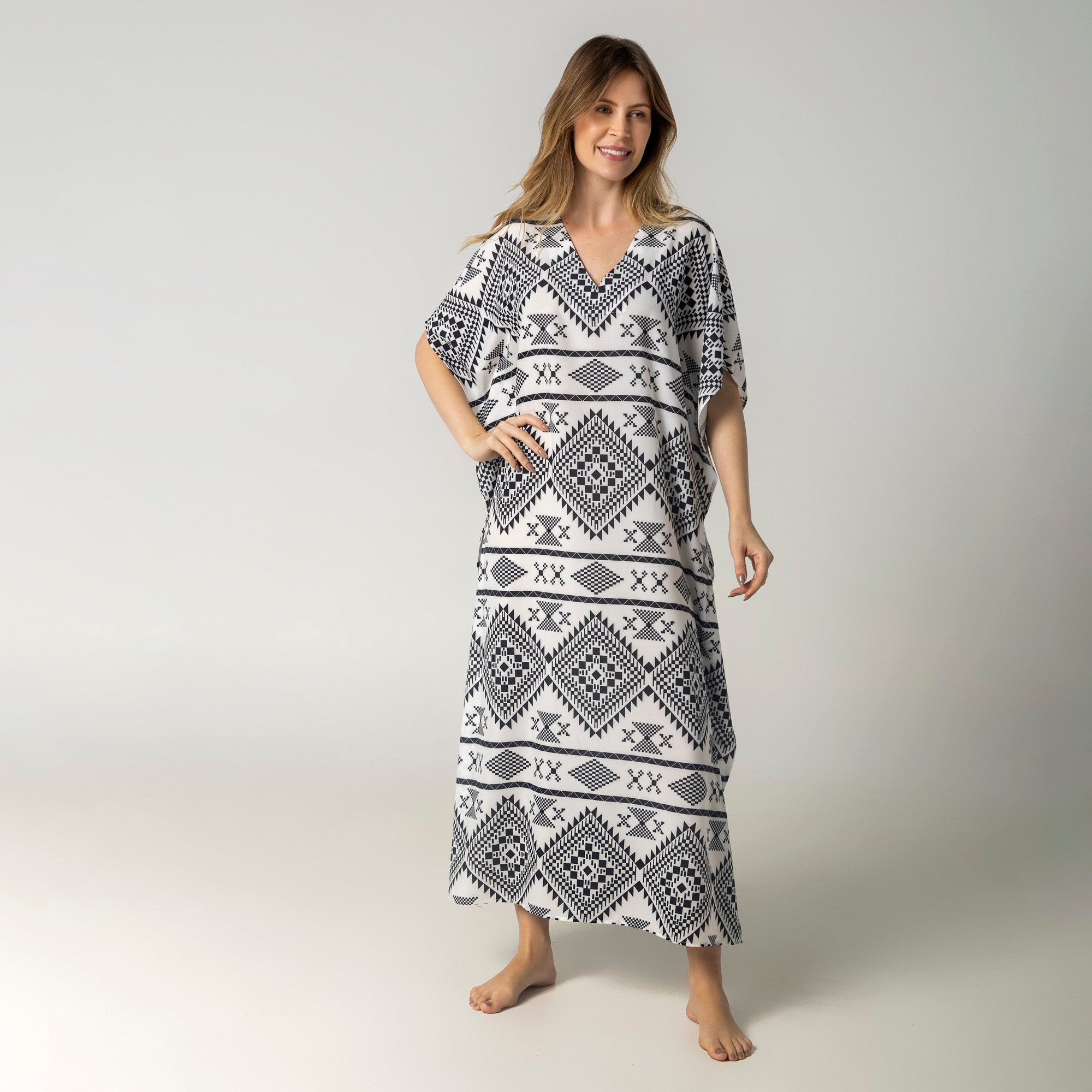Kaftan Feminino Longo Natori Preto