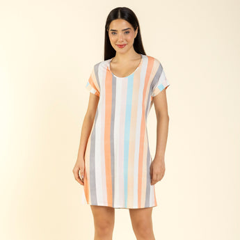 Camisão Feminino Curto Blend Strip
