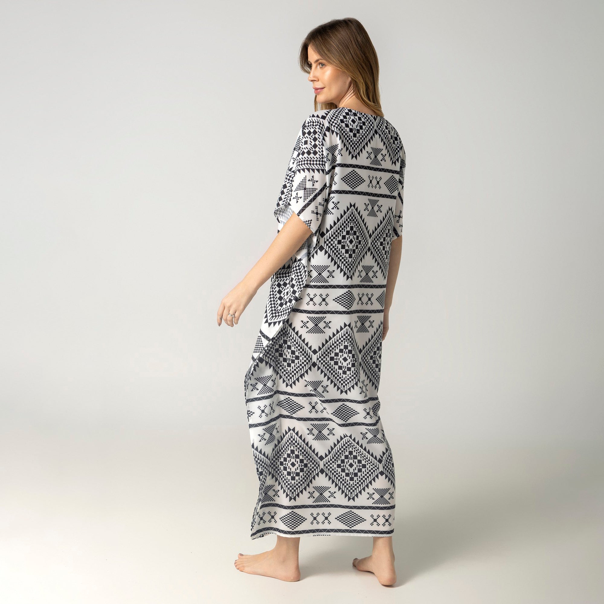 Kaftan Feminino Longo Natori Preto