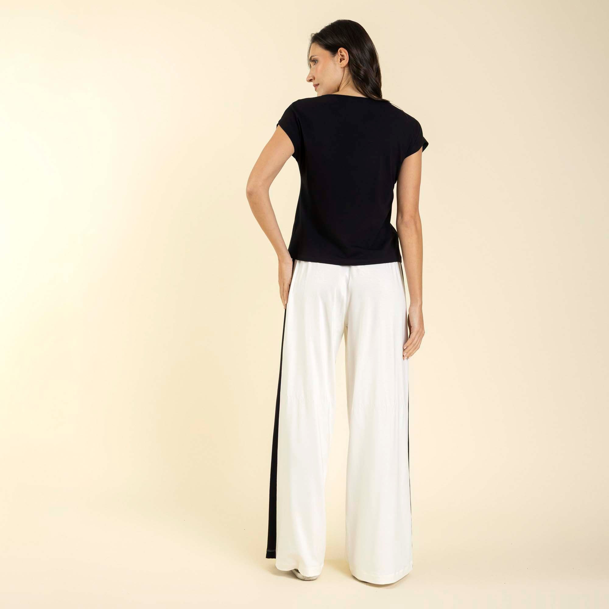 Conjunto Balance Style Preto com Off White