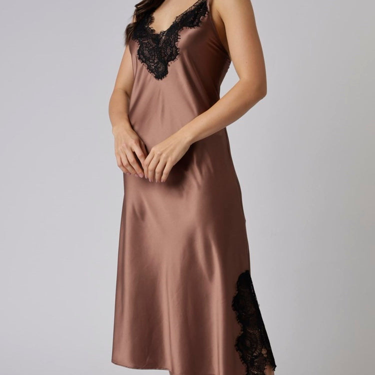 Camisola Midi de Alça Choco