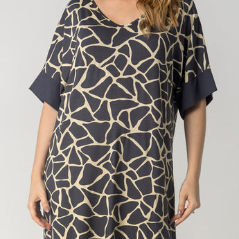 Kaftan Feminino Longo Chumbo Turtle