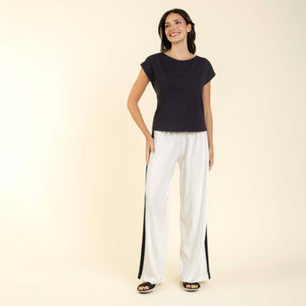 Conjunto Balance Style Preto com Off White