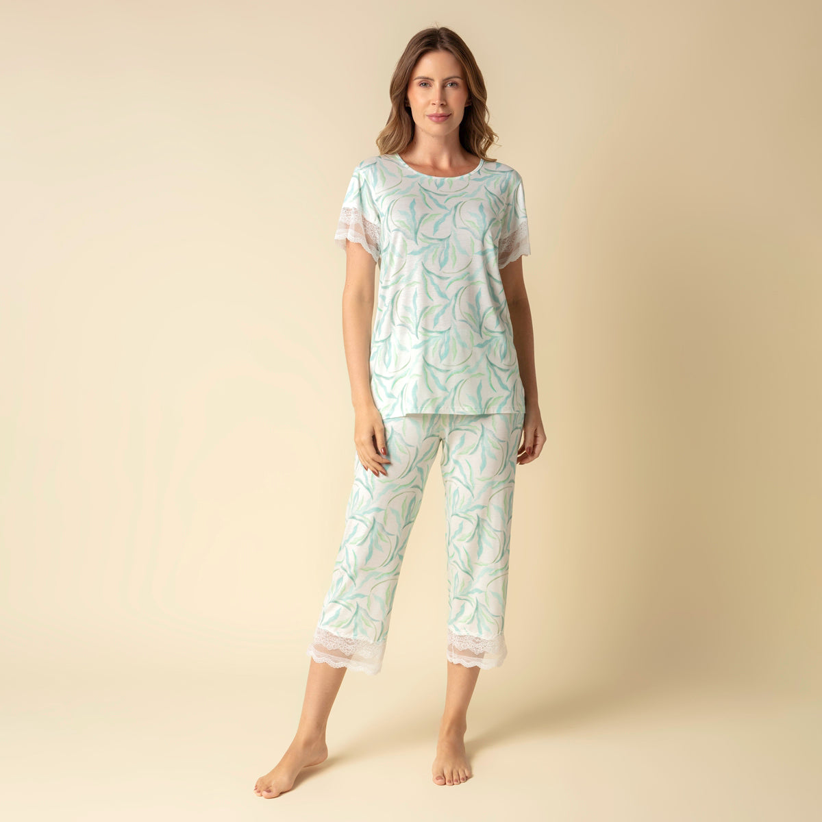 Pijama Feminino Capri Verde Organique