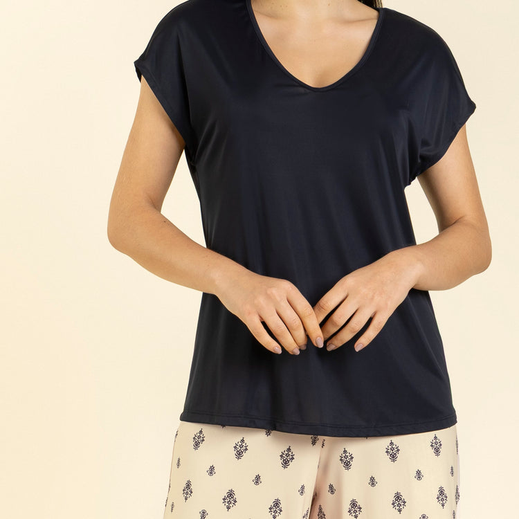 Pijama Feminino Capri Bali Preto