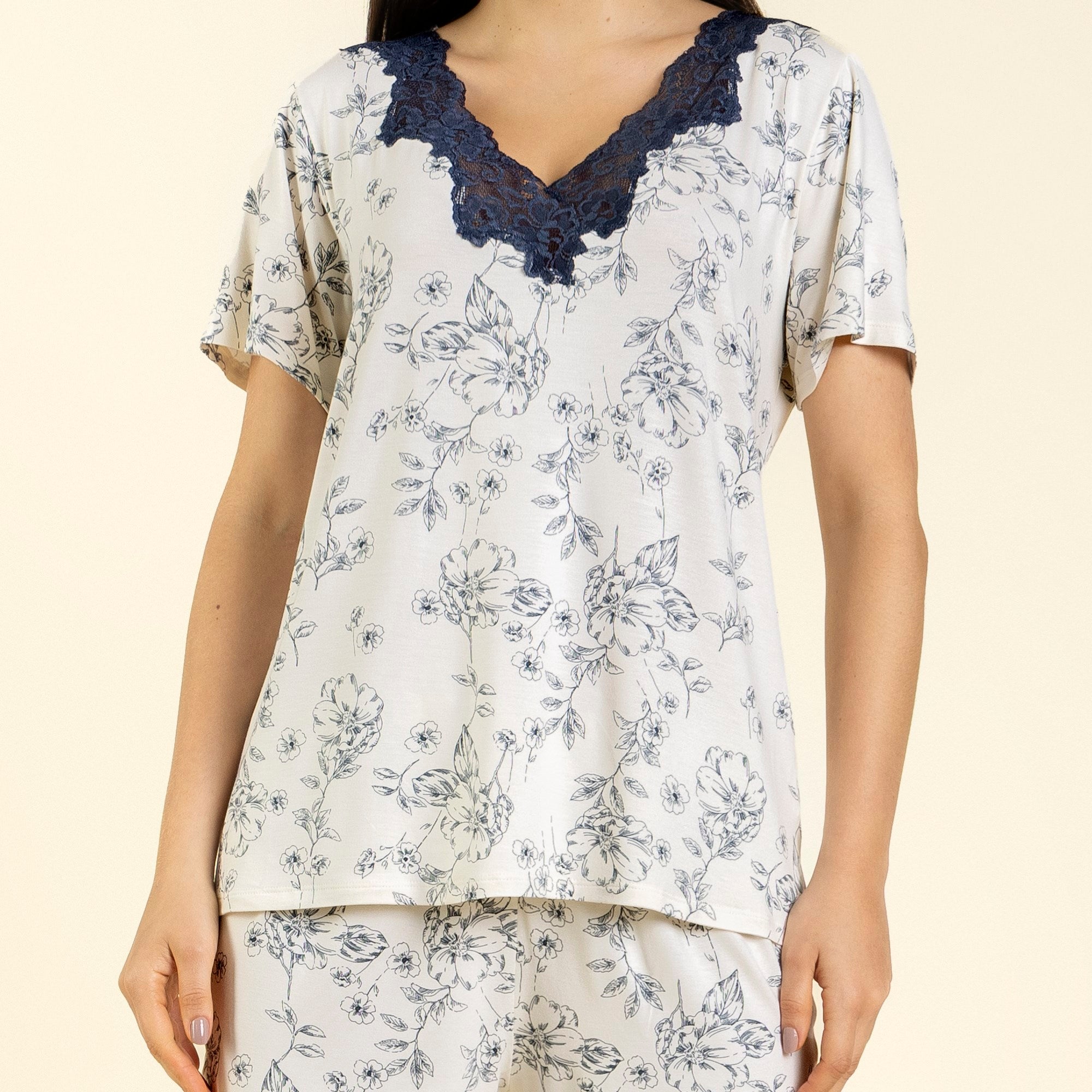 Bermudoll Feminino Blossom Azul Platinum