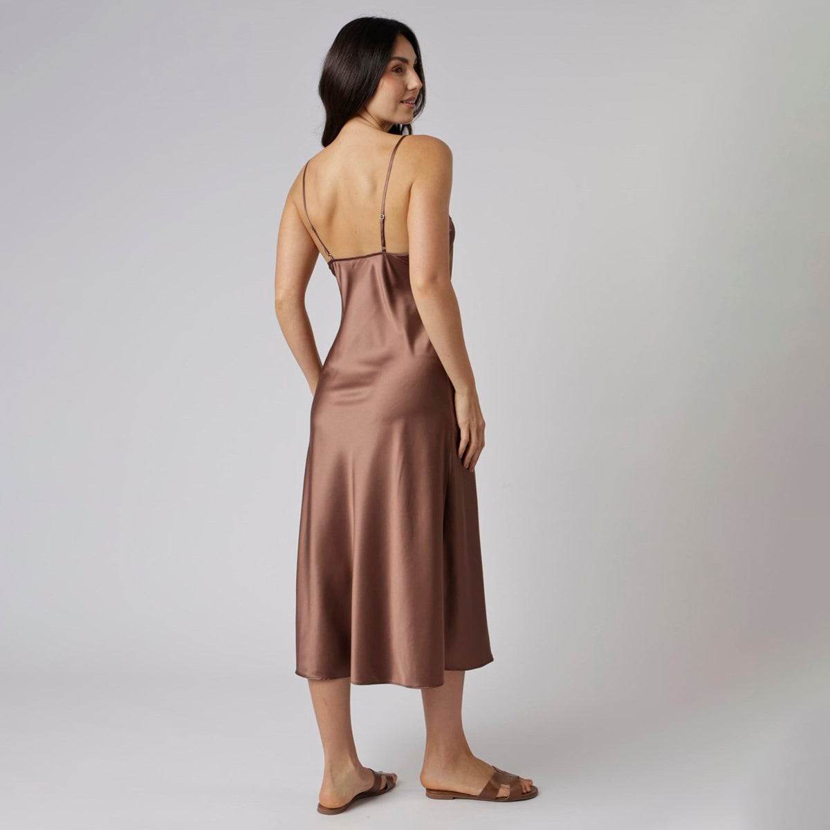 Camisola Midi de Alça Choco