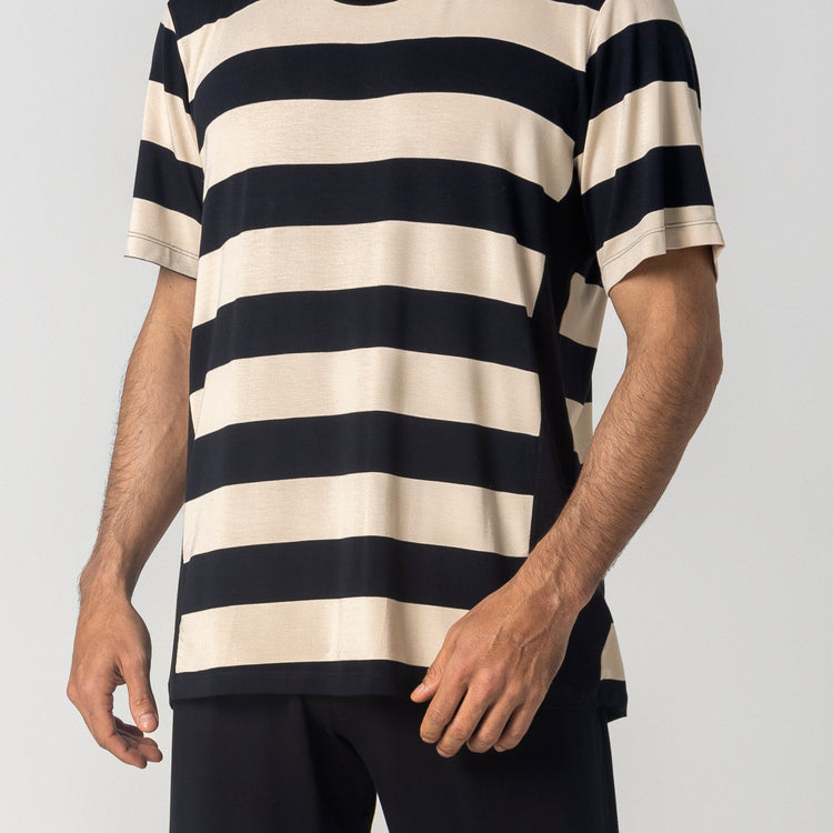 Pijama Masculino Manga Curta Urban Stripe