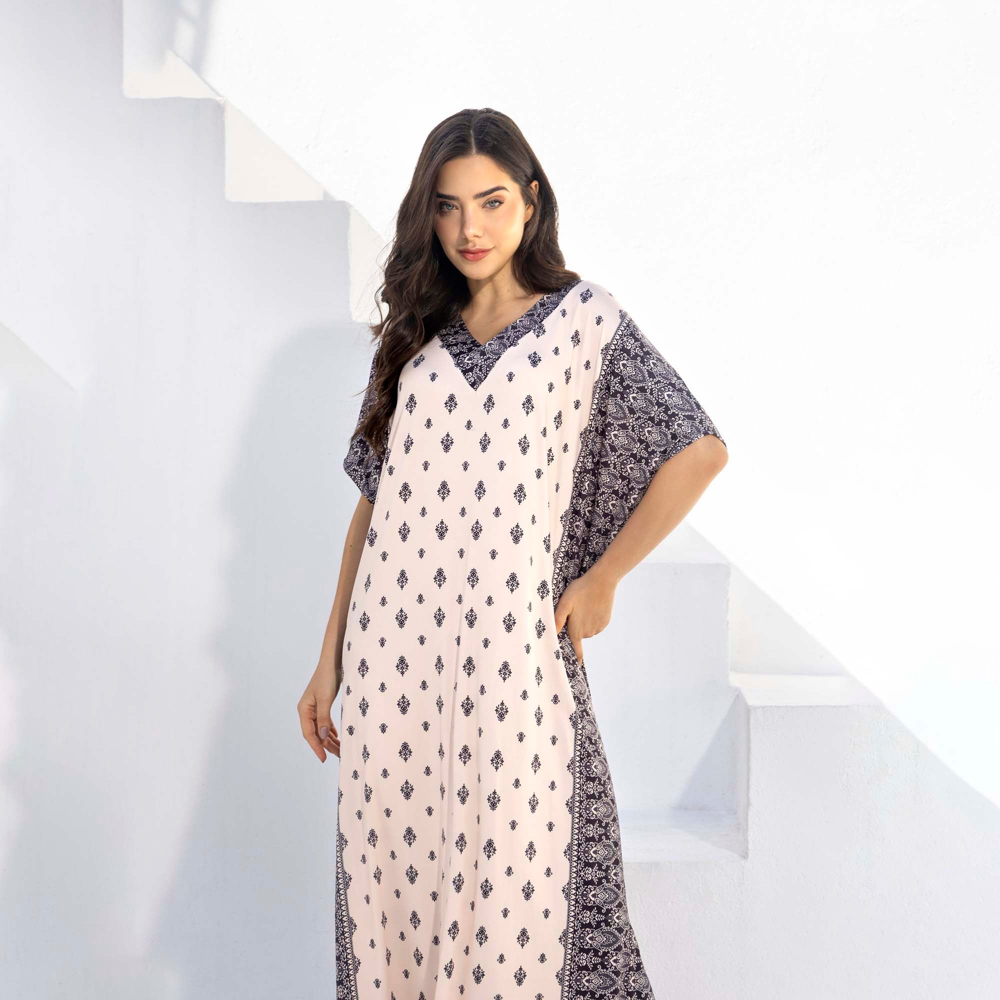 Kaftan Feminino Longo Bali Preto