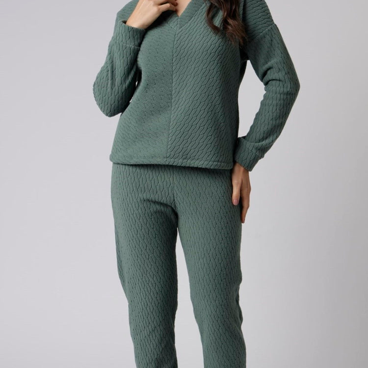 Pijama Feminino Longo Soft Verde