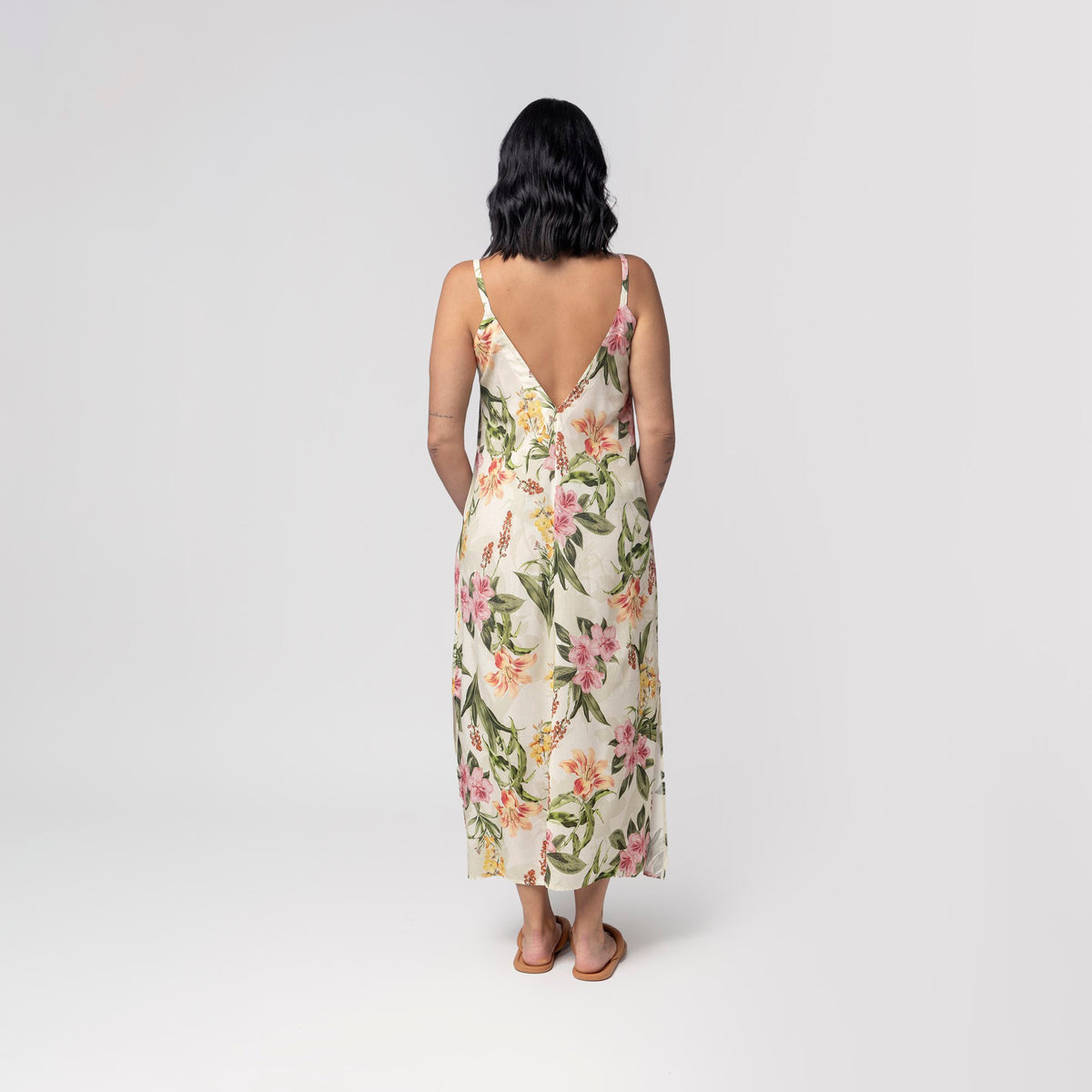 Camisola Regata Midi Eden com Fenda