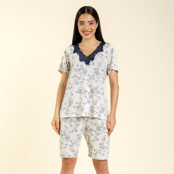 Bermudoll Feminino Blossom Azul Platinum