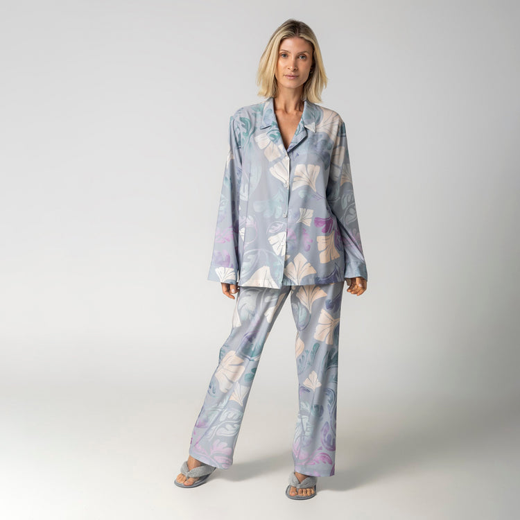 Pijama Feminino Longo Aberto Rainbow